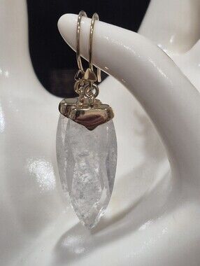 Rare Stella & Dot Aria Quartz Crystal Drop Earrings